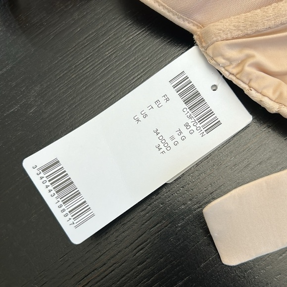 Chantelle Women's Norah Lightweight Full Coverage T-Shirt Bra Size 34G - Picture 6 of 6